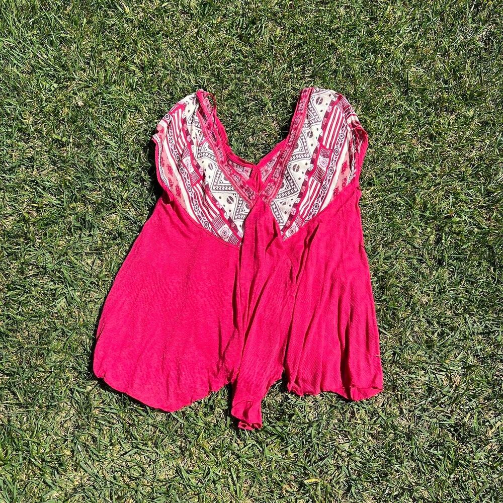 Free People top y2k design women’s size S boho indie